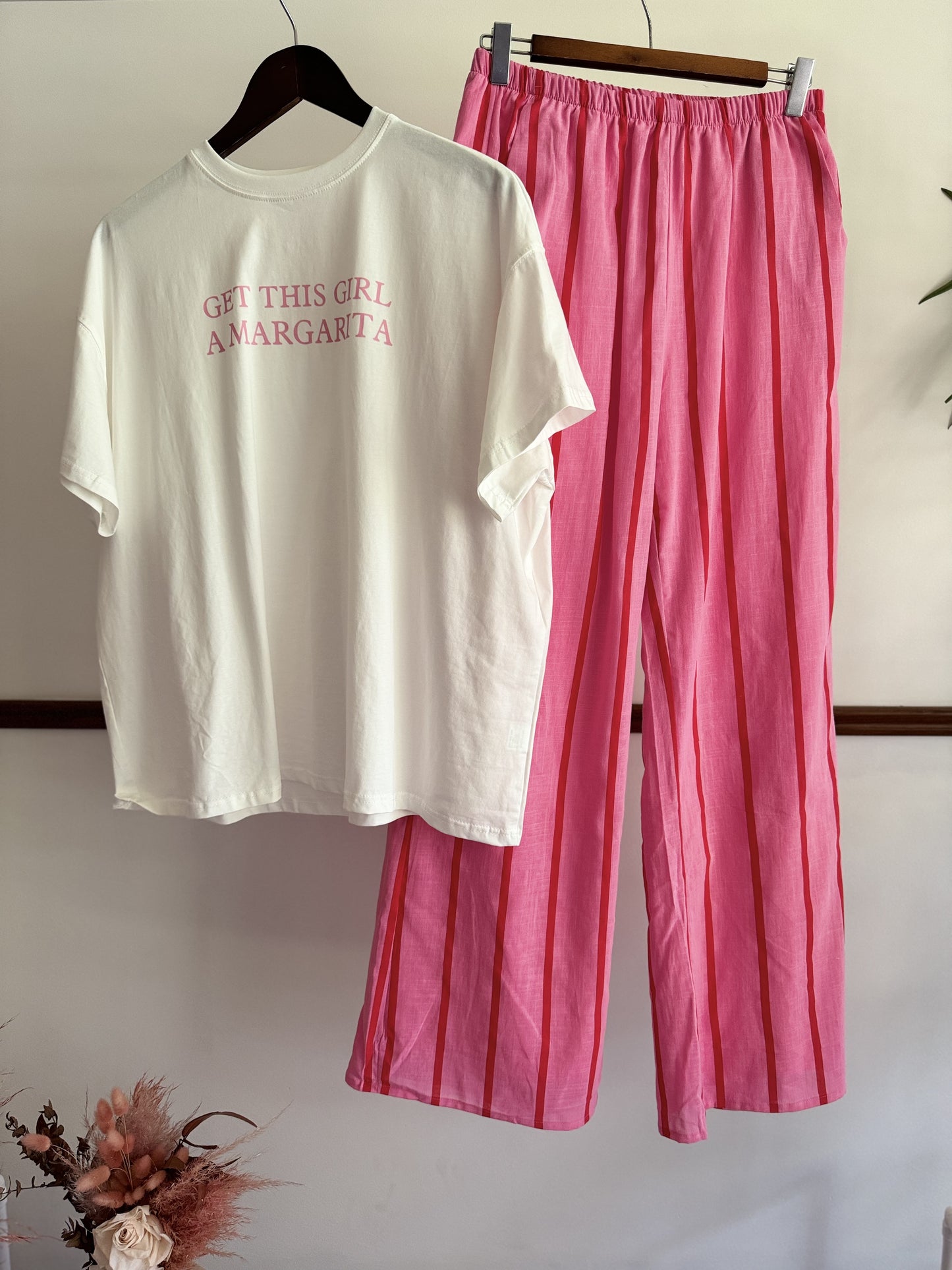 Margi Pant Set Pink
