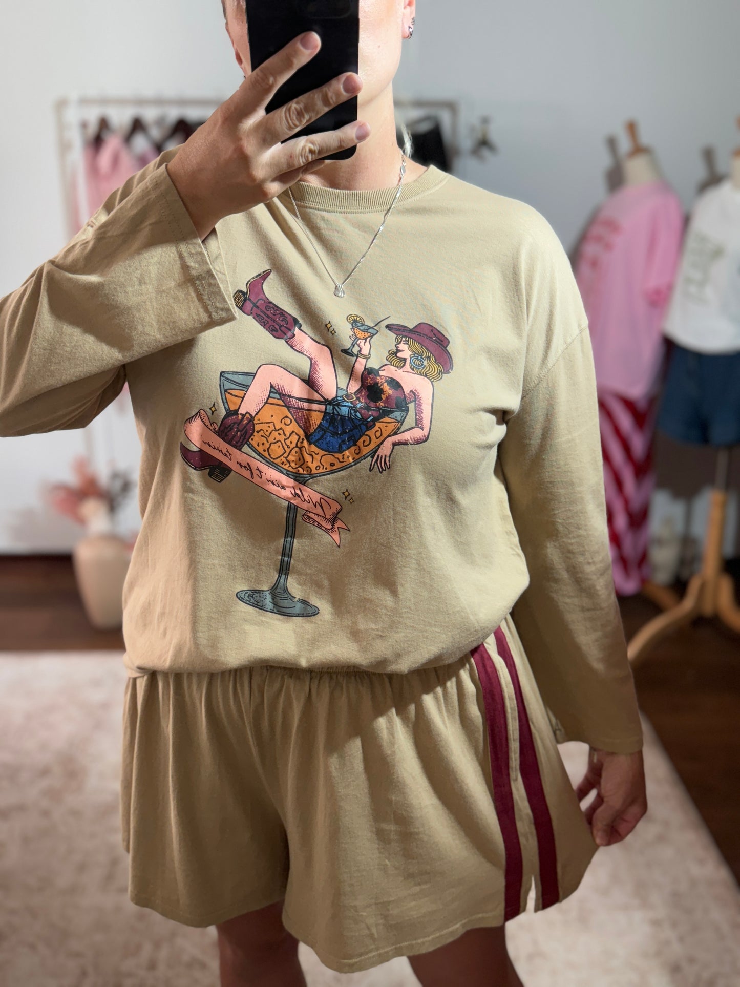 Cowgirl Cocktail Set - Camel