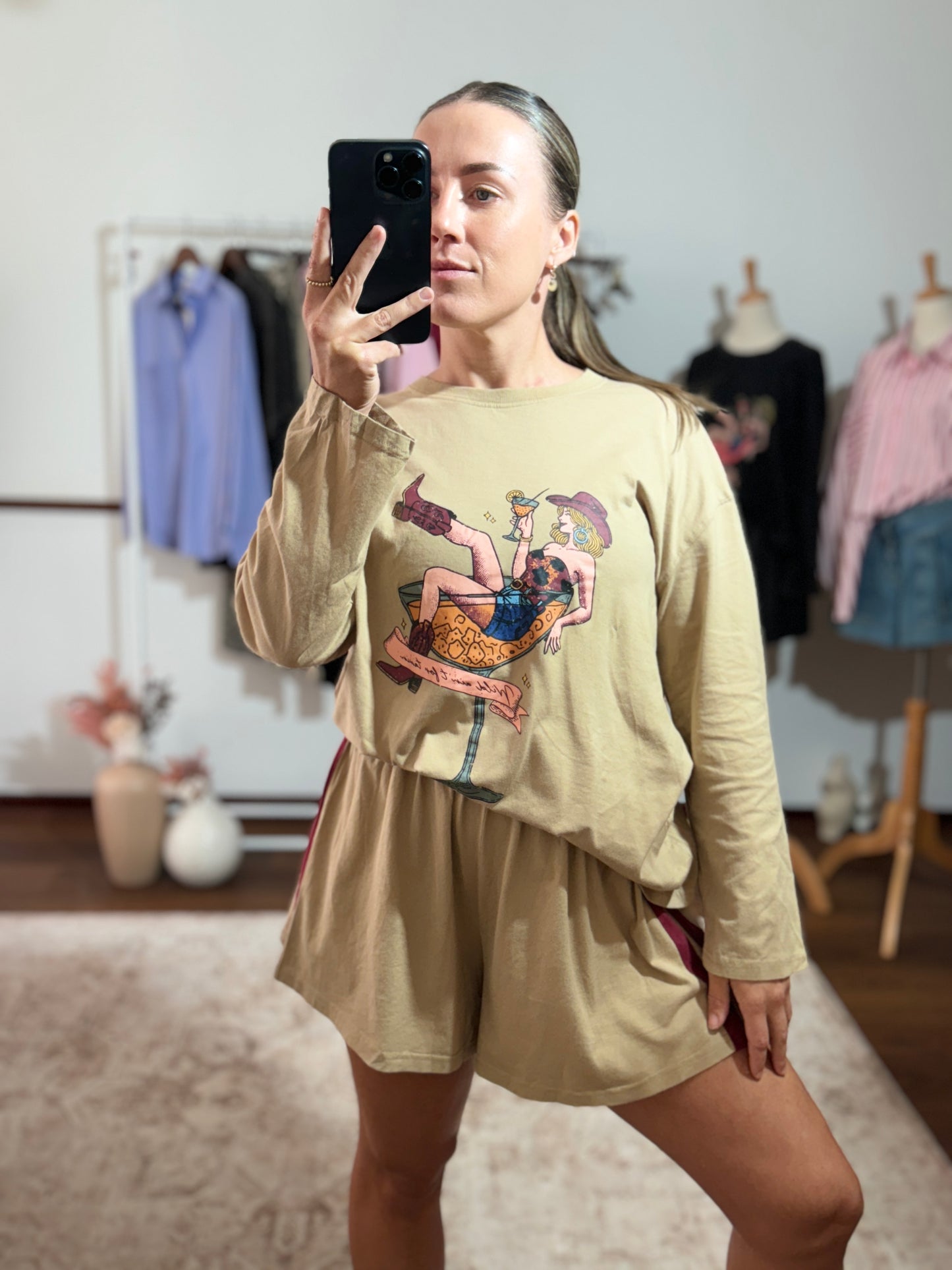 Cowgirl Cocktail Set - Camel